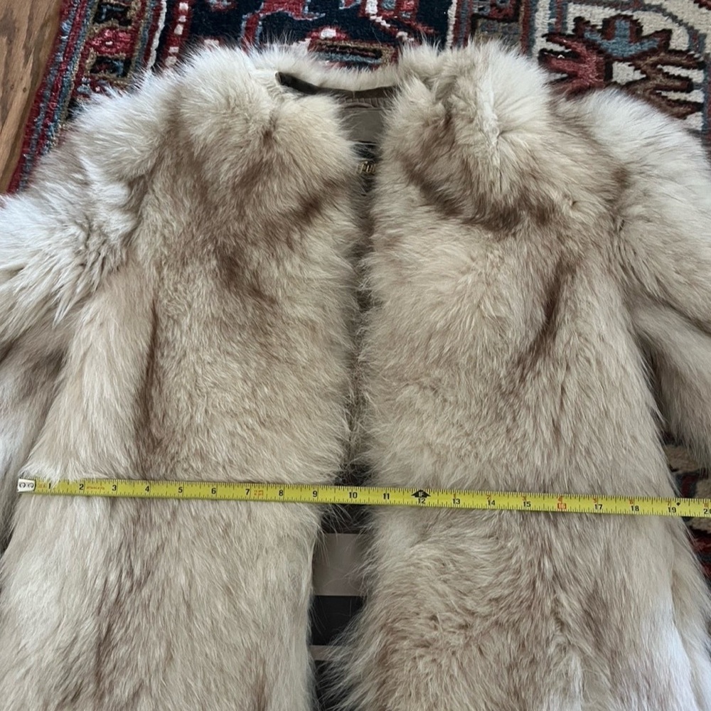 Vintage fox fur cropped coat - Picture 8 of 12